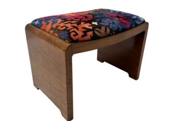 Art Deco Stool by De Coene Frères Kortrijk, 1930s